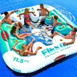 fiesta floating island raft review