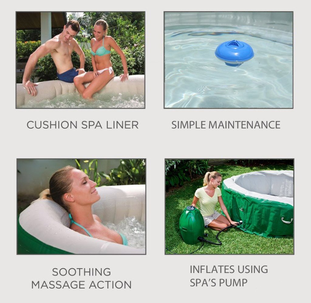 coleman lay-z spa inflatable hot tub