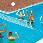 swimline inground volleyball net for pool