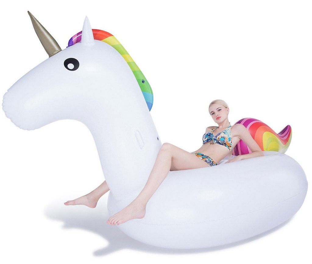 unicorn inflatable pool float