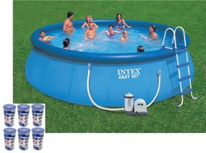 intex easy set above ground pool review