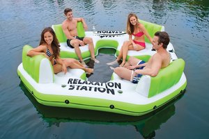 intex raft floating island