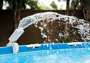 intex above ground pool fountain